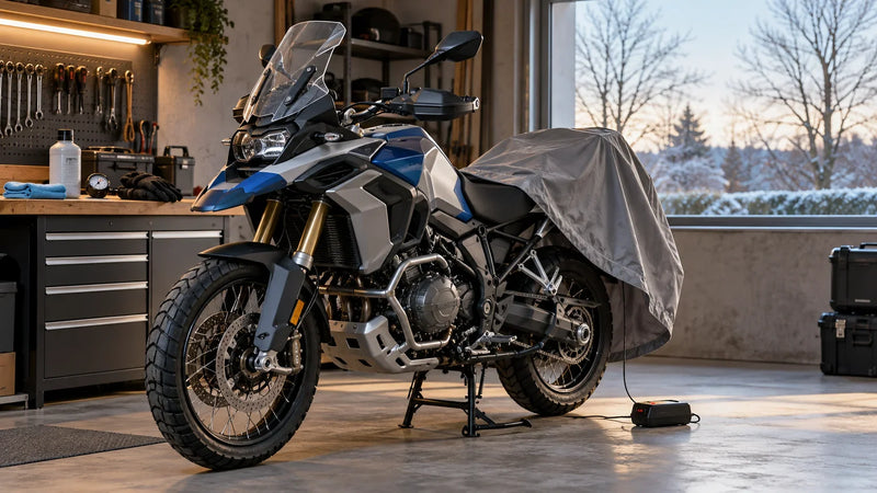 Hivernage de la moto : comment la préparer à l’arrêt, étape par étape