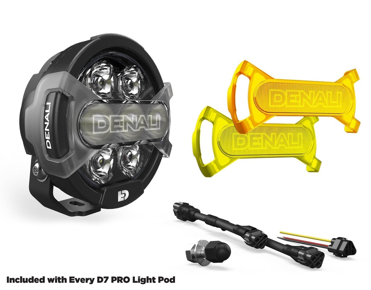 Contenuto della confezione dei faretti D7 PRO DENALI