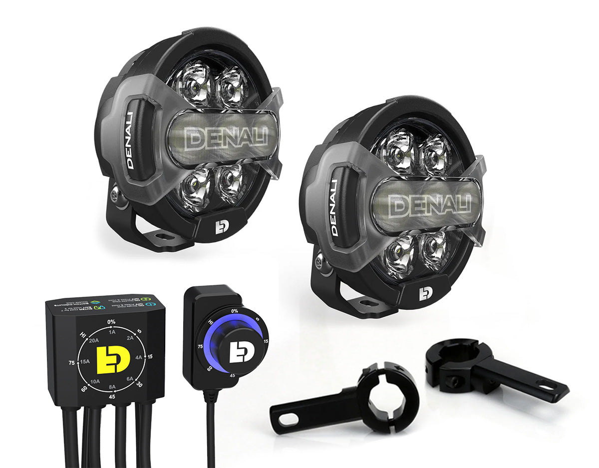 Kit DENALI DNL00KIT004C con faretti D7 PRO, collari e controller DialDim