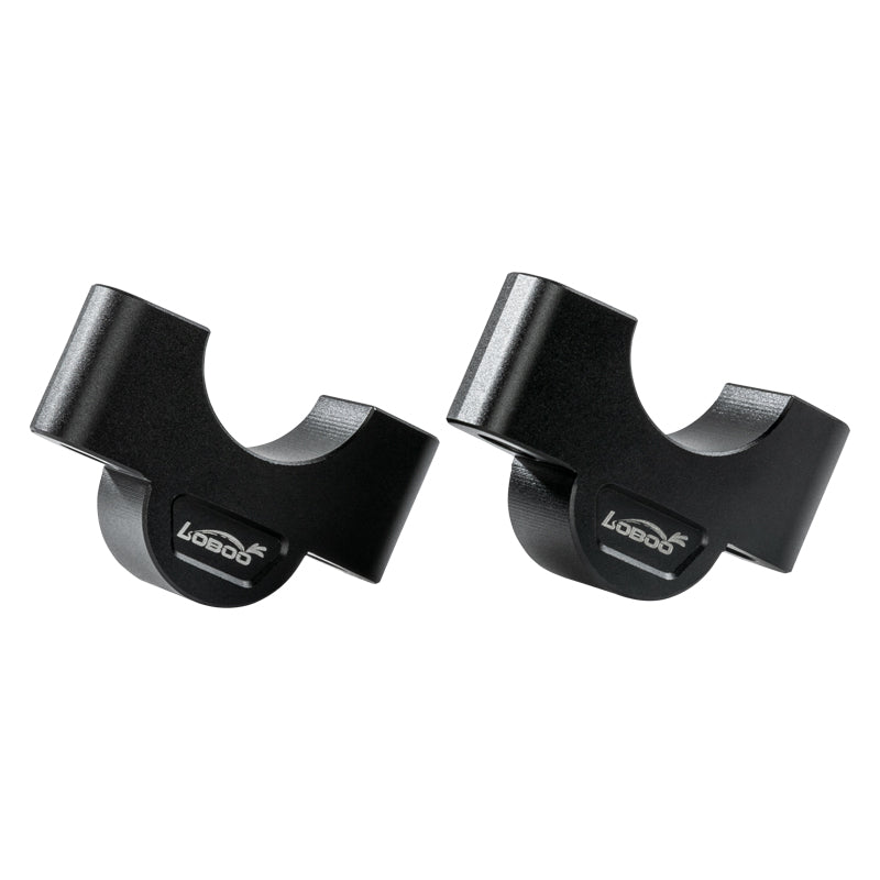 Riser manubrio LOBOO CJG441 per Aprilia Tuareg 660, coppia in alluminio nero anodizzato
