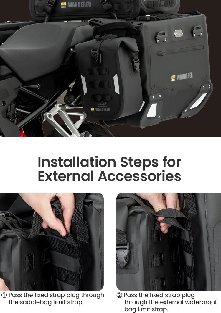 Sac étanche 7L MOLLE LOBOO Wanderer - Endurrad.com