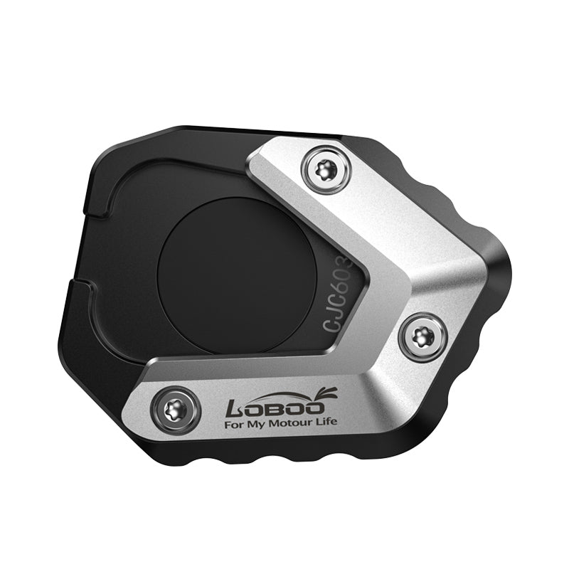 Estensione cavalletto LOBOO CJC603 per CFMOTO 800MT-X, vista dall'alto