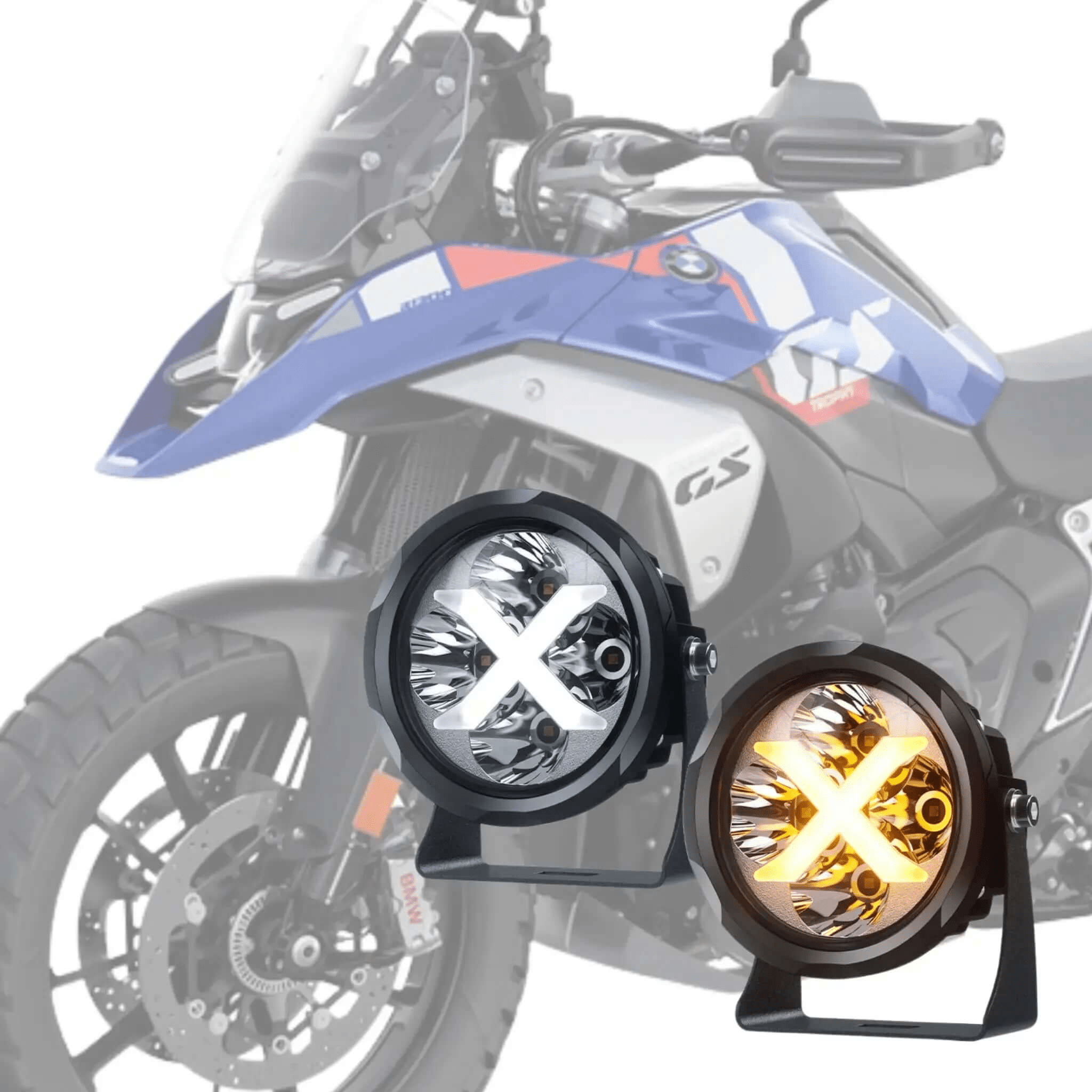 Phares multicolores pour motos et tout-terrains - Endurrad.com