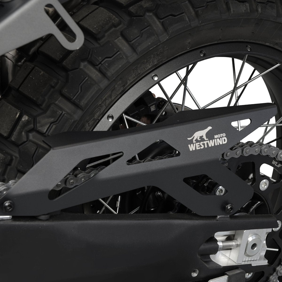 Guida Catena CF 450MT (Ibex 450) - Protezione Trasmissione Off - Road CNC - ENDURRAD