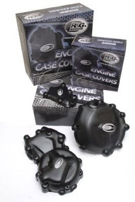 Kit 3 Pezzi ECC0038BK ECC0041BK ECC0042BK Protezioni Motore Kawasaki ZX10 08 10 5591 - Endurrad