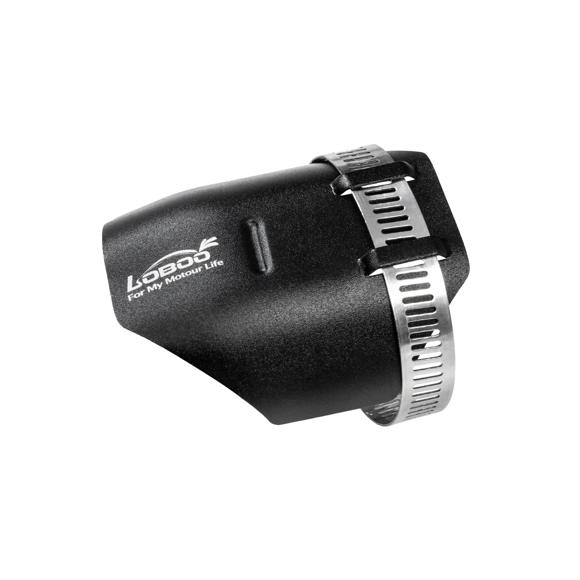 Montaggio senza forature del deflettore CPQ131 con fascetta in acciaio inox