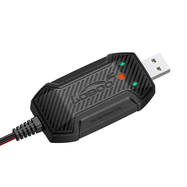 Mini chargeur de batterie pour moto 12 V alimenté par USB