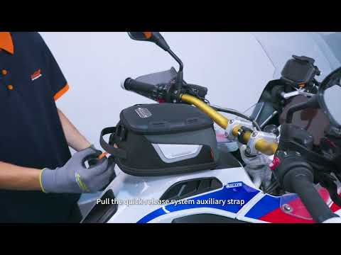 Charger la vidéo: Borsa serbatoio Magnetica Espandibile 4.5 - 6.5L