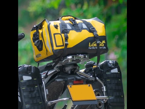 Charger la vidéo: Valigia posteriore per moto impermeabile