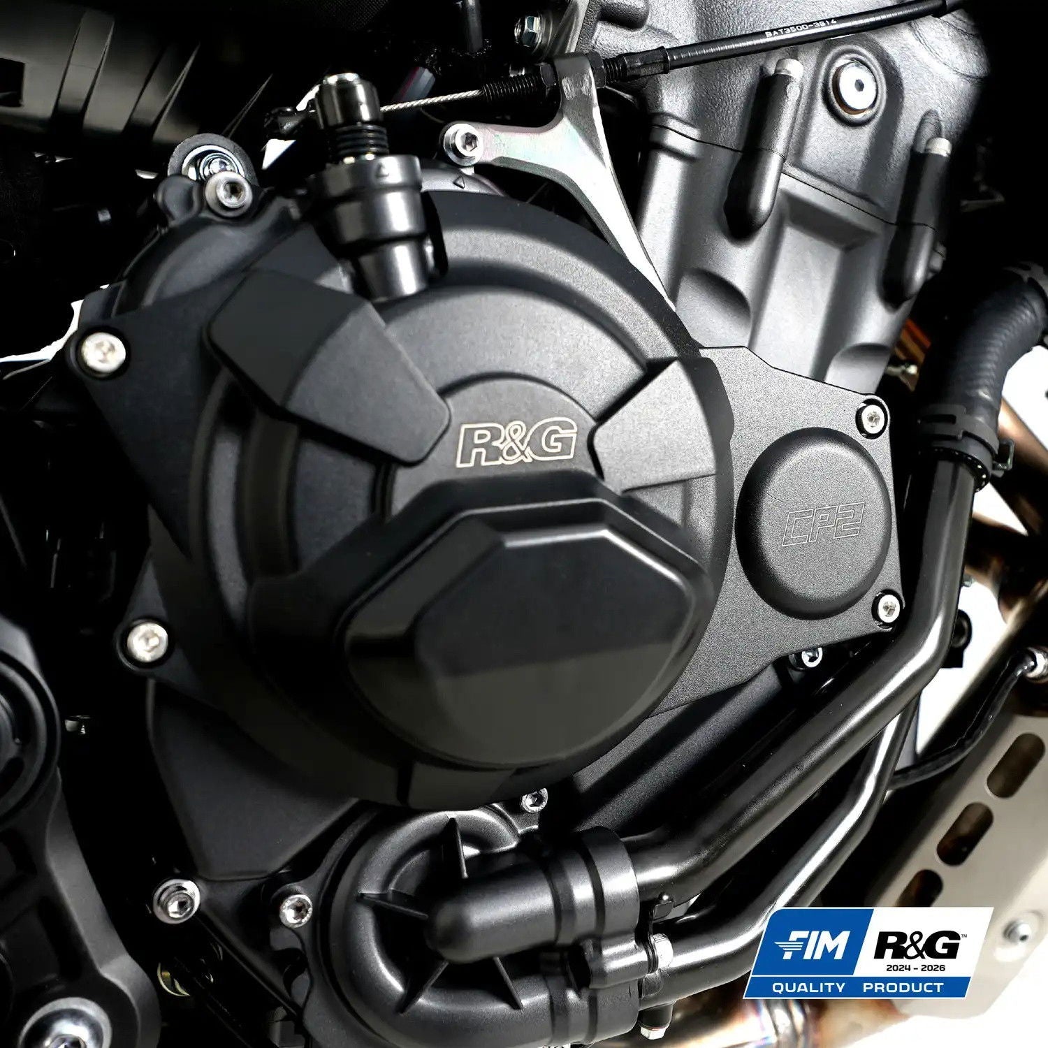 Kit 3 Cover Carter Motore Yamaha R7 22 Mt 07 Tracer 14 XSR700 16 Tracer 700 17 20 Tracer 7 Gt 21 XTZ700 92595 Rg KEC0183PROBK - Endurrad