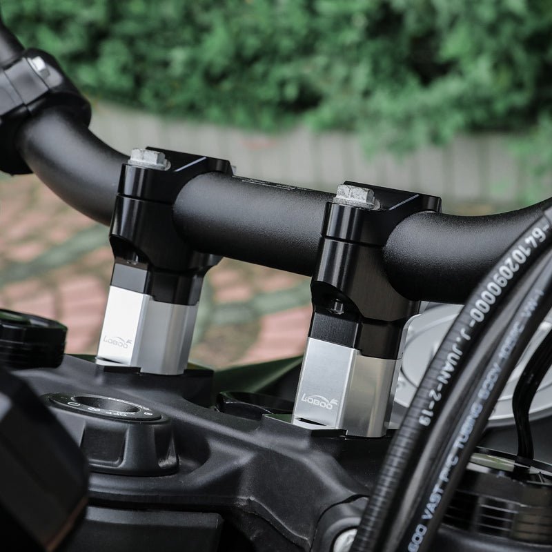 Riser de guidon LOBOO Black pour KTM Adventure et Husqvarna - Endurrad.com