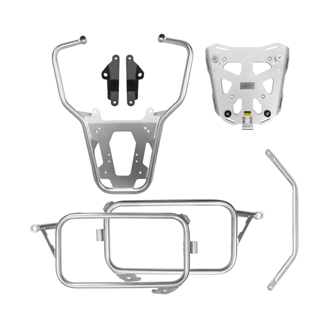 Kit completo tre valigie LOBOO per BMW R 1300 GS Adventure: telai JP151B e portapacchi PRO JP151WPRO