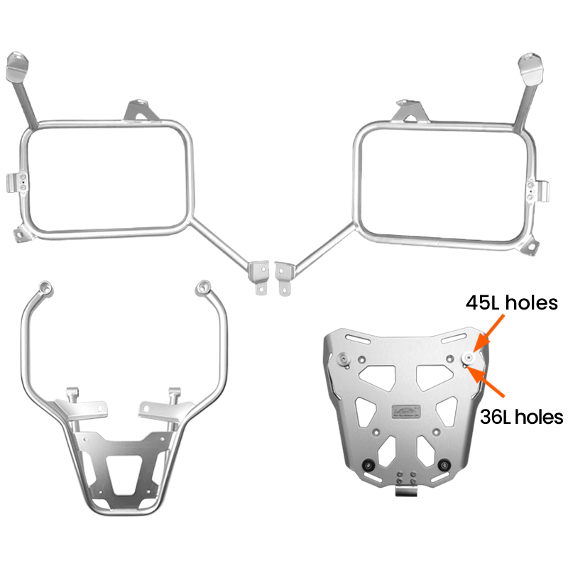 Valises latérales KTM 390 ADVENTURE - Endurrad.com