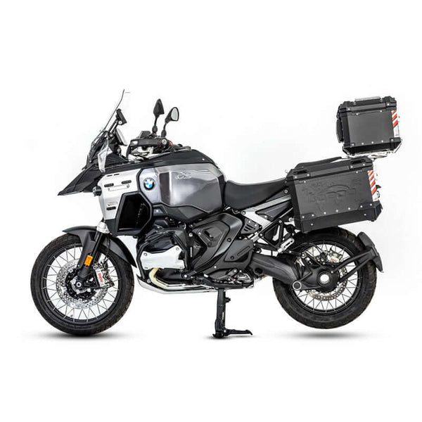 Valises latérales en aluminium pour BMW R 1300 GS Adventure avec supports | 37+37 ou 45+45 L - PIKE TRACKER