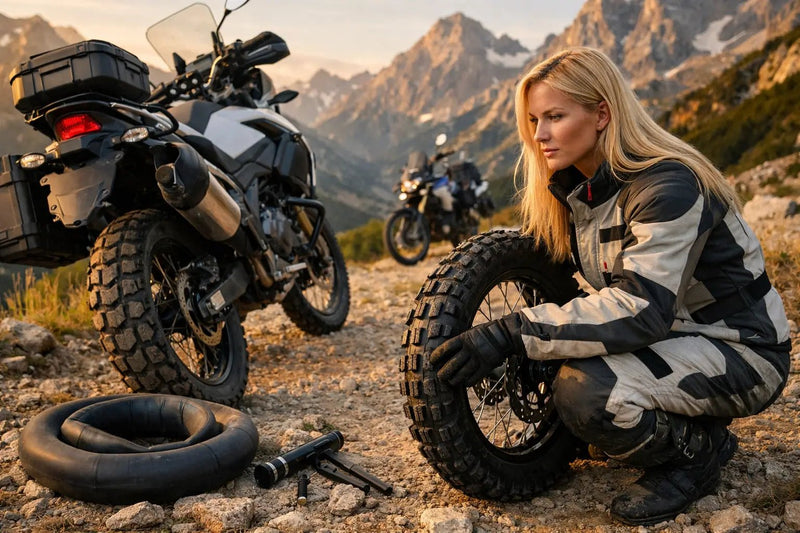 Chambre à air ou tubeless pour l’aventure : que choisir ?