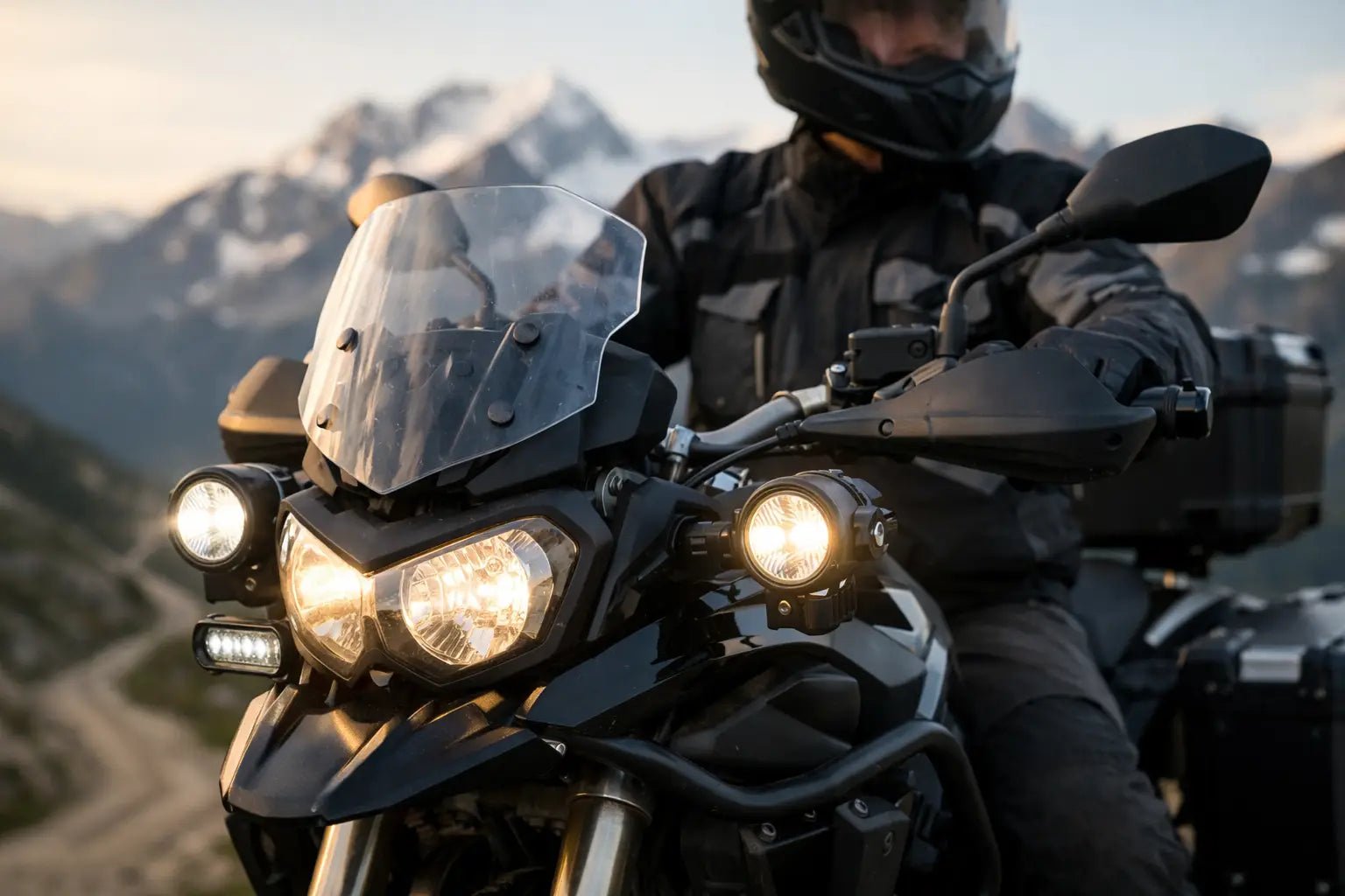 Come scegliere faretti supplementari moto - Endurrad®