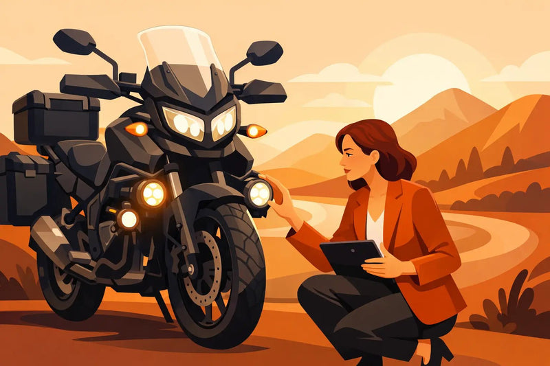 Éclairage LED DENALI Electronics pour moto : gamme, prix et configuration