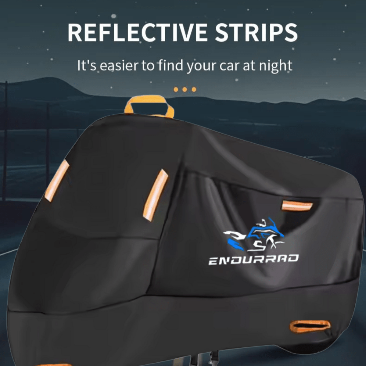 Housse imperméable pour moto 210D : protection totale pour votre moto en toute saison - Endurrad.com