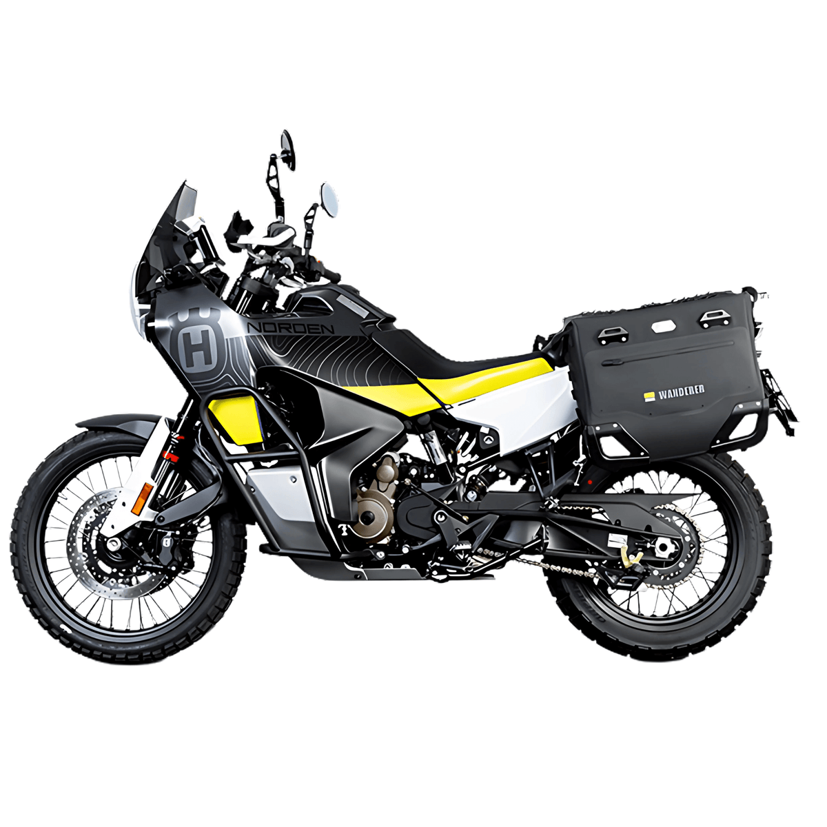 Valises semi-rigides LOBOO Wanderer pour Husqvarna Norden 901 - Endurrad®