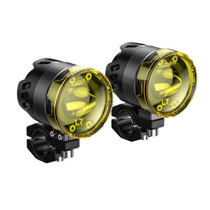 Projecteurs LED homologués pour moto avec feux de croisement et de route, 8 niveaux