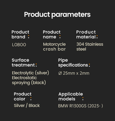 Paramotore LOBOO per BMW R1300GS – dettaglio 20