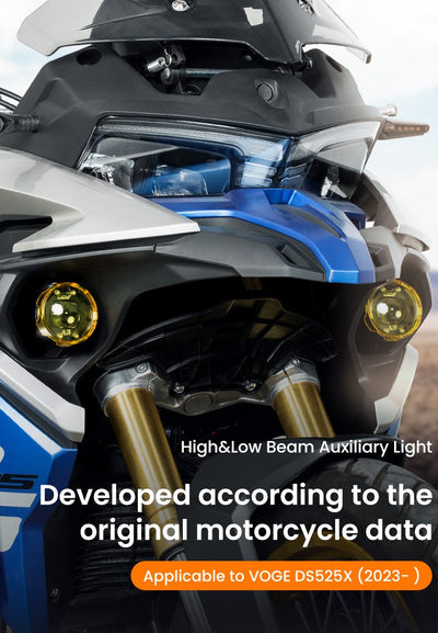 Faro LOBOO L7 sviluppato sui dati originali della VOGE DS525X dal 2023