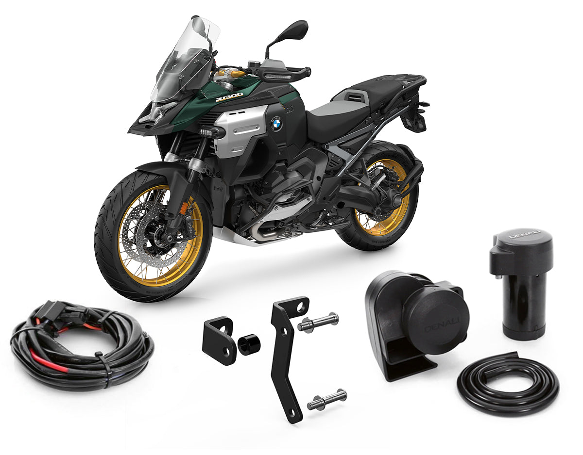 Kit clacson SoundBomb DENALI montato su BMW R 1300 GS Adventure