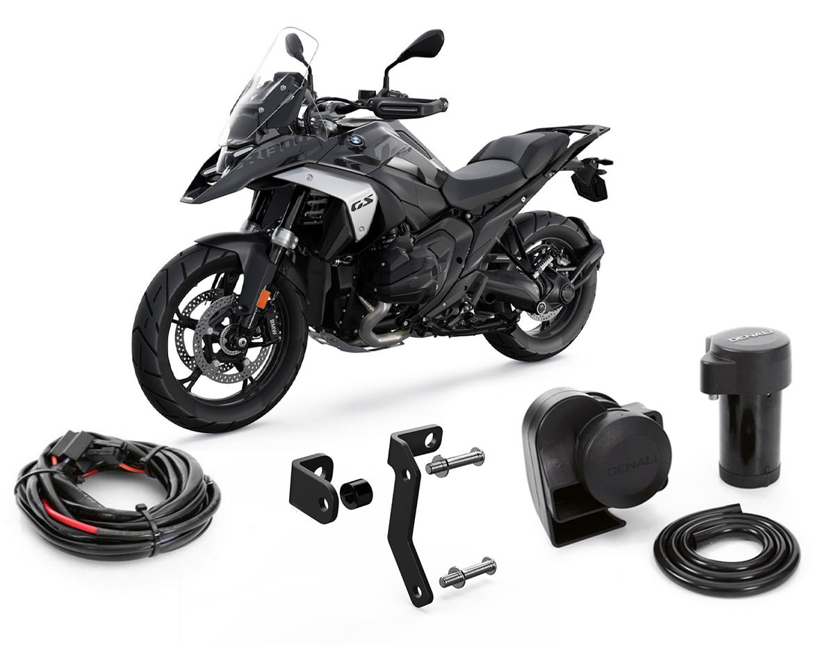 Kit clacson SoundBomb DENALI montato su BMW R 1300 GS