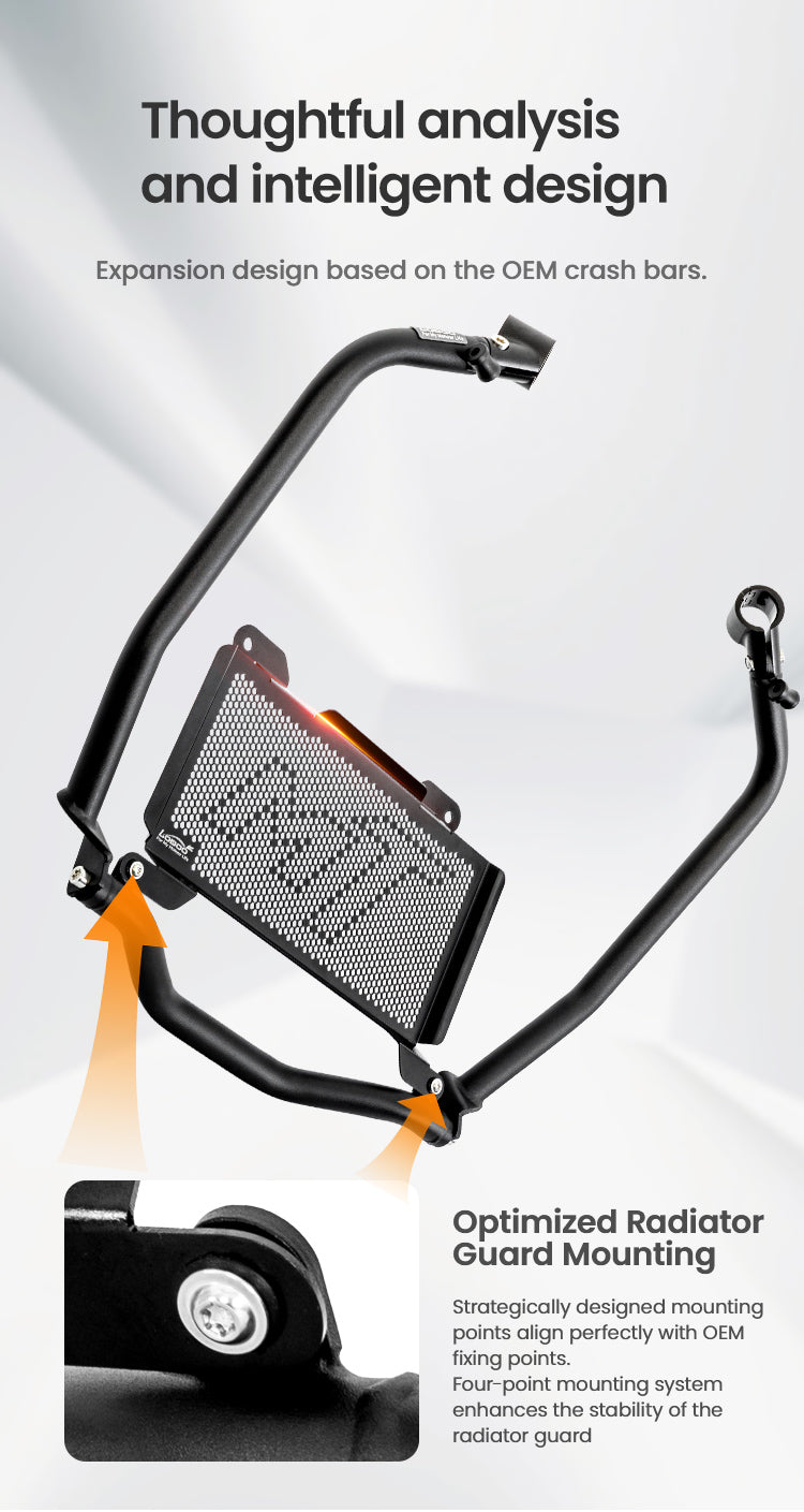Protezione radiatore LOBOO per CFMOTO 700MT – dettaglio 18
