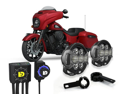 Kit DENALI DNL25KIT002C con faretti D7 PRO e controller DialDim per Indian