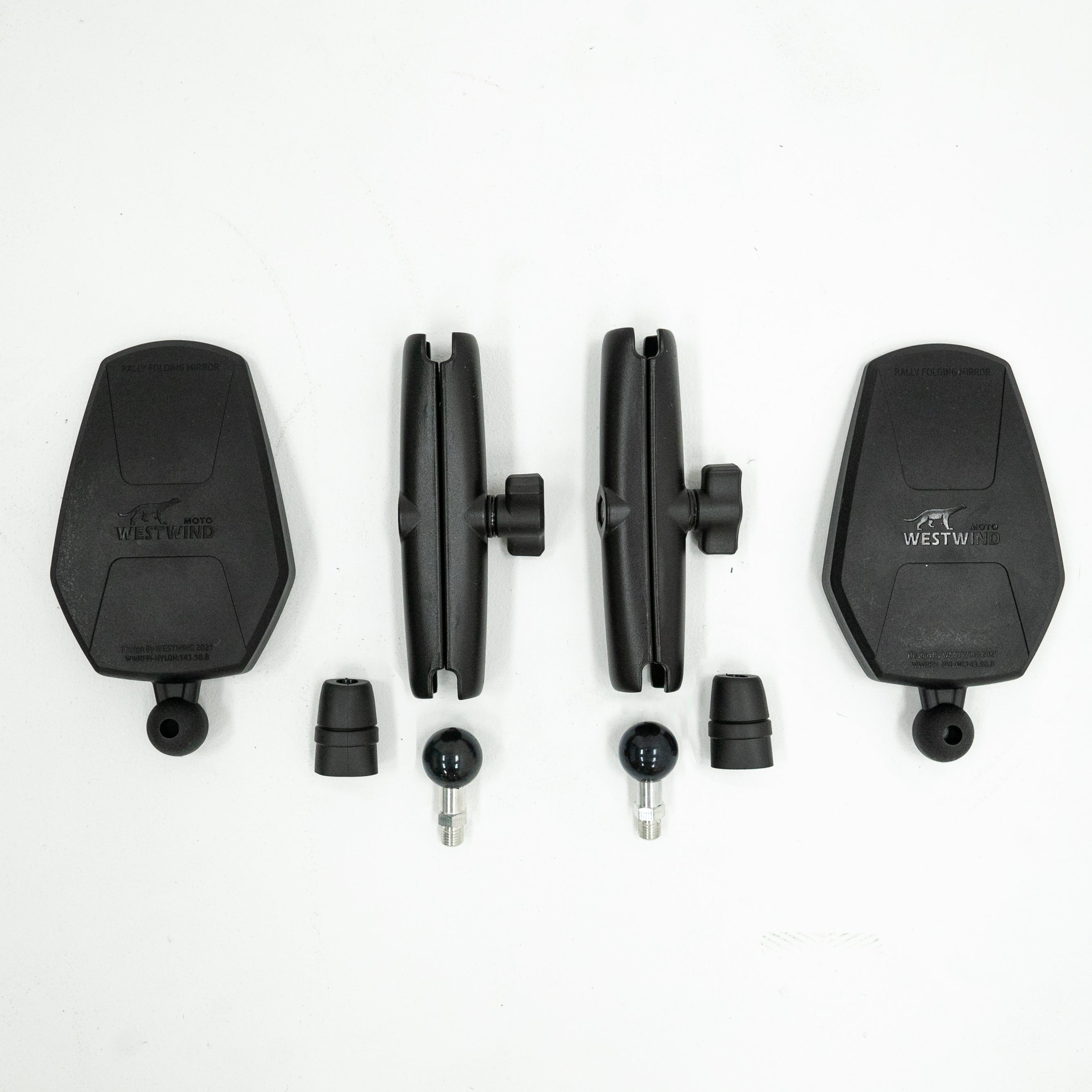 Rectangular Folding Tinted Mirror Kit