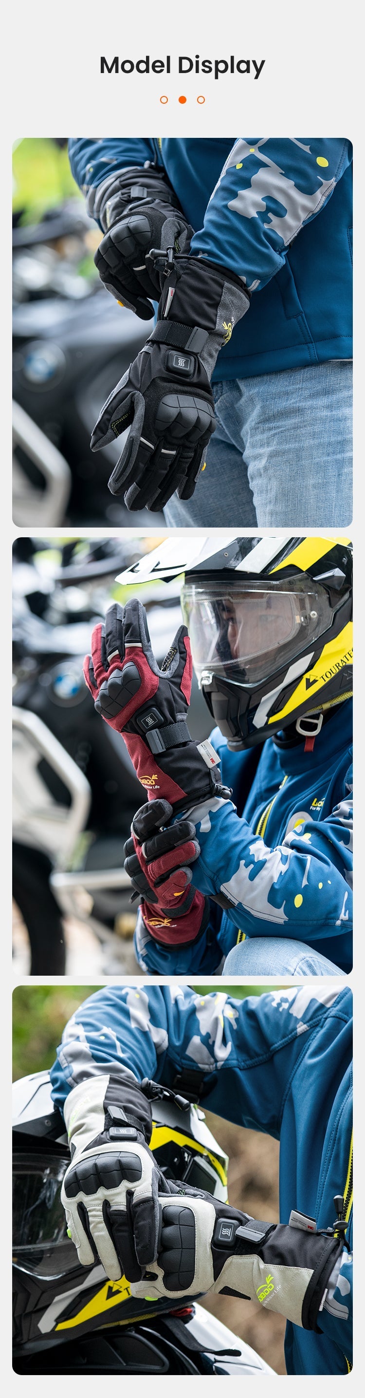 Guanti riscaldati LOBOO – dettaglio 23