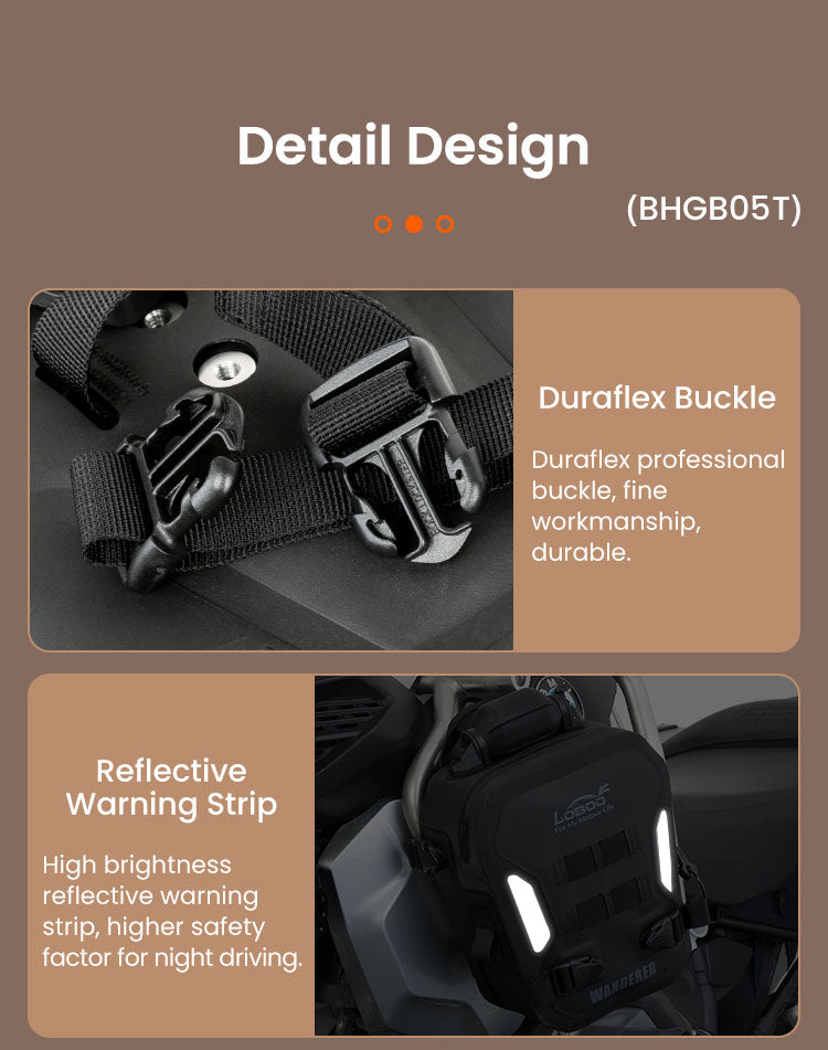 Boucles Duraflex et inserts réfléchissants