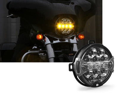 Kit faro D14 Destroyer DENALI per Harley-Davidson Street Glide, contenuto della confezione