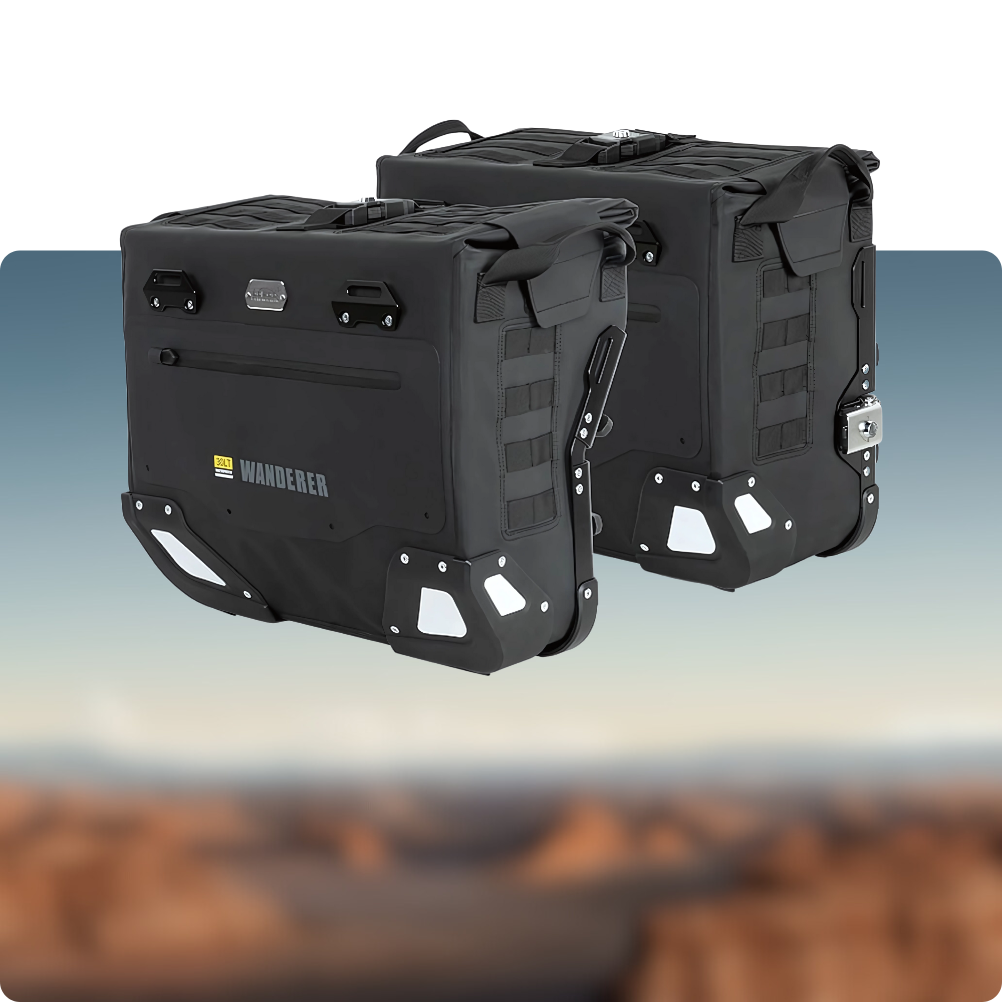 Valises semi-rigides ou souples, imperméables et résistantes