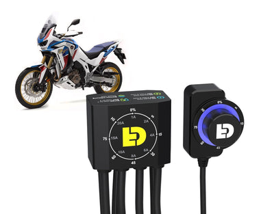Controller DialDim DENALI con cablaggio dedicato per Honda Africa Twin CRF1100L