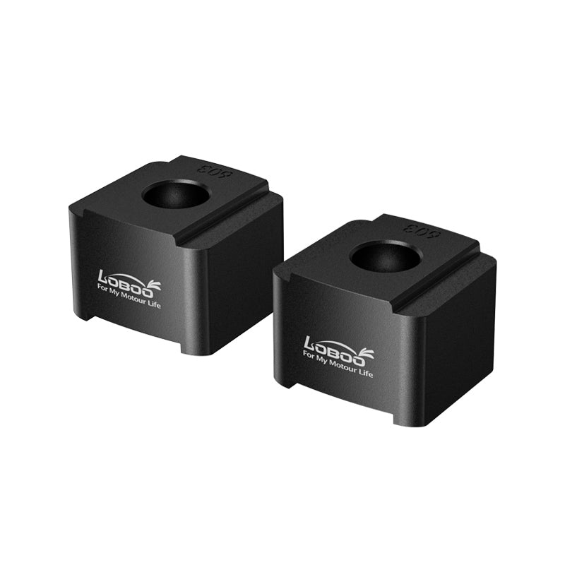 Riser manubrio LOBOO CJG603 per CFMOTO 800MT-X, coppia in alluminio nero anodizzato