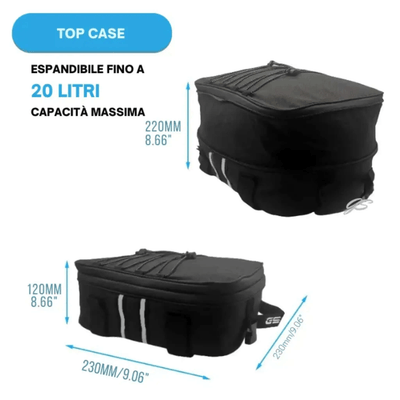 Sac supplémentaire pour top case BMW GS - Endurrad.com