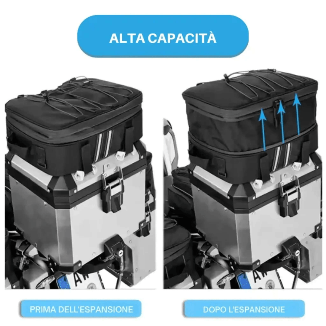 Sac supplémentaire pour top case BMW GS - Endurrad.com
