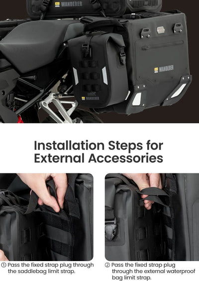 Sac étanche 7L MOLLE LOBOO Wanderer - Endurrad.com