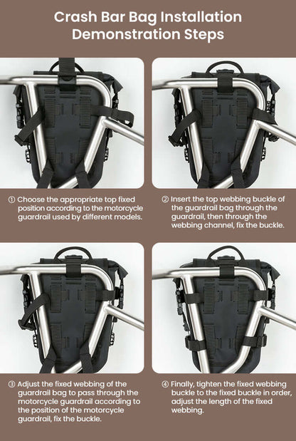 Sacs crash bar imperméables 6L - Endurrad.com