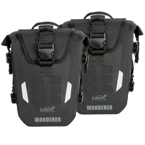 Sacs imperméables de protection moteur pour crash-bars de 22-28 mm, 6 L - paire Wanderer