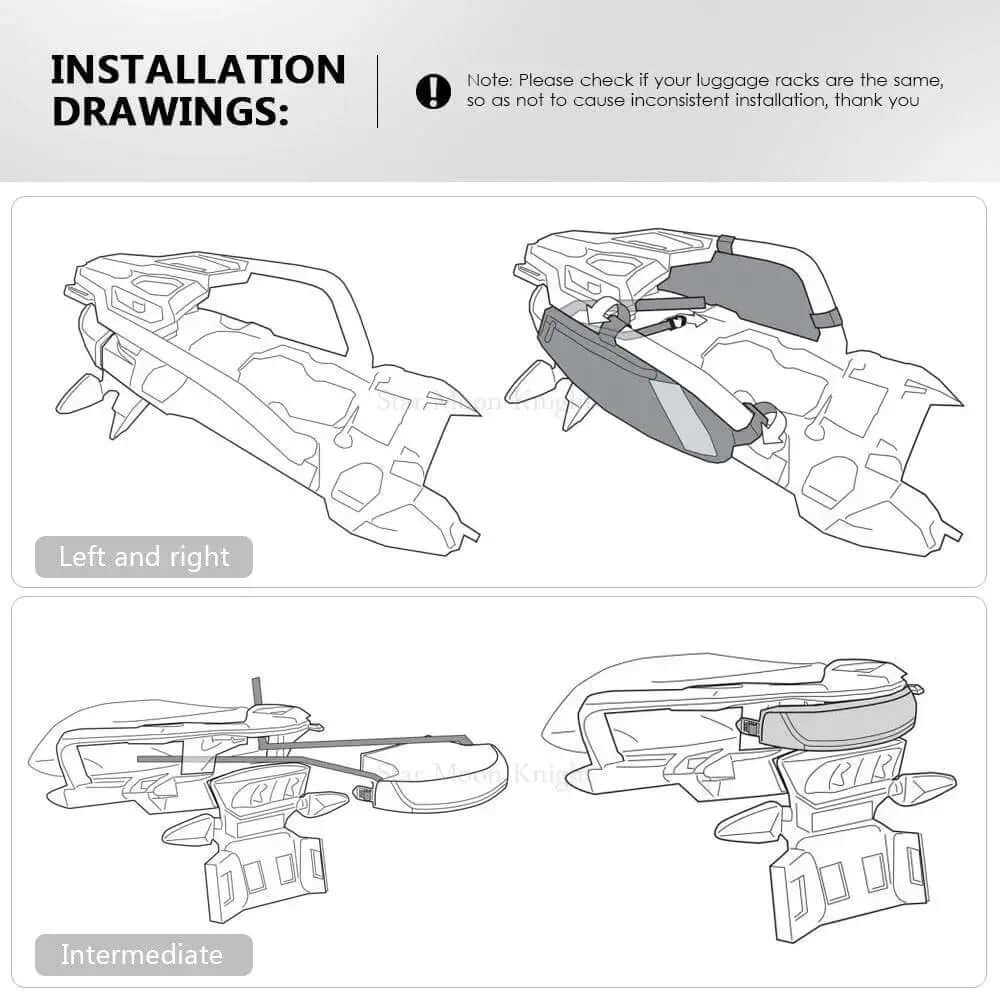 Sacs arrière imperméables pour BMW GS - Endurrad.com