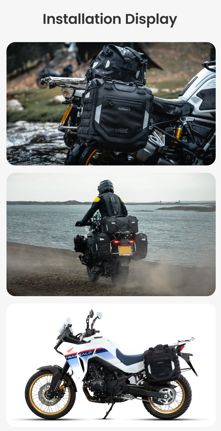 Montées sur les BMW GS et Honda XL750 Transalp
