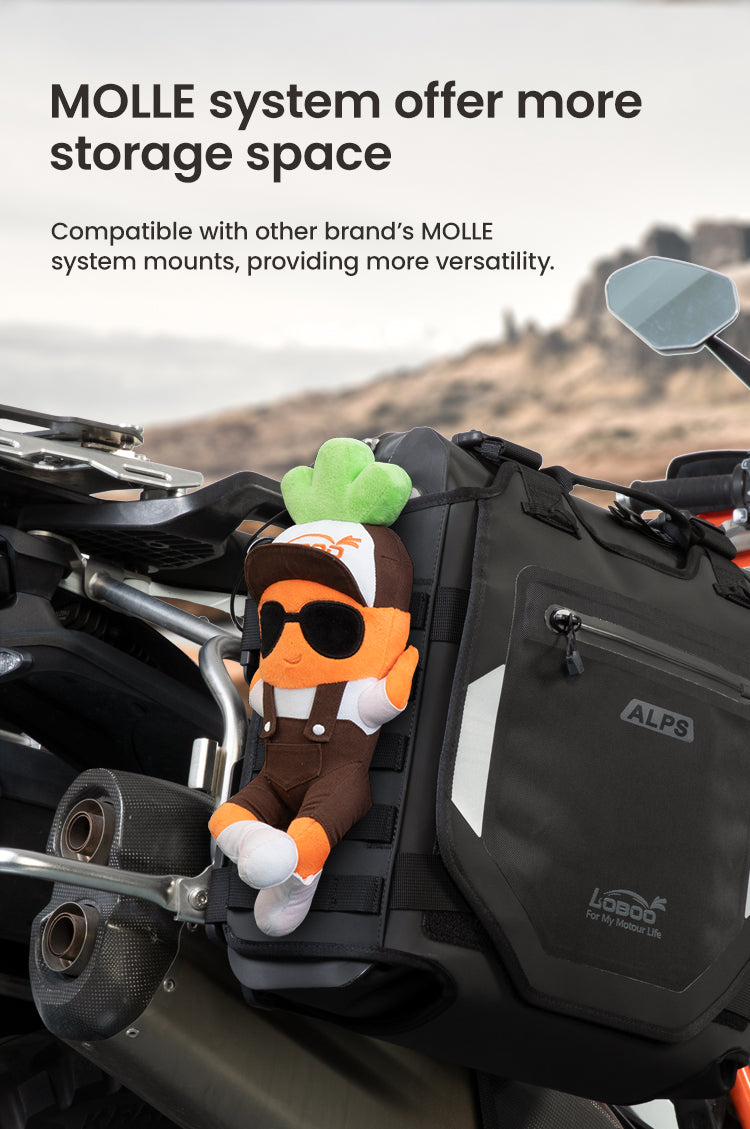 Panneau MOLLE : compatible avec des attaches d'autres marques