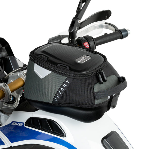 Sacoche de réservoir moto 10 L avec fixation magnétique et base coulissante