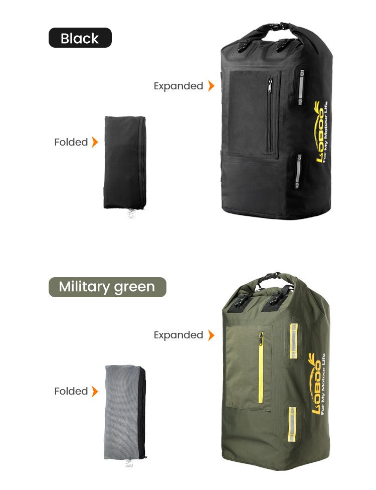 Noir ou vert militaire, au même prix