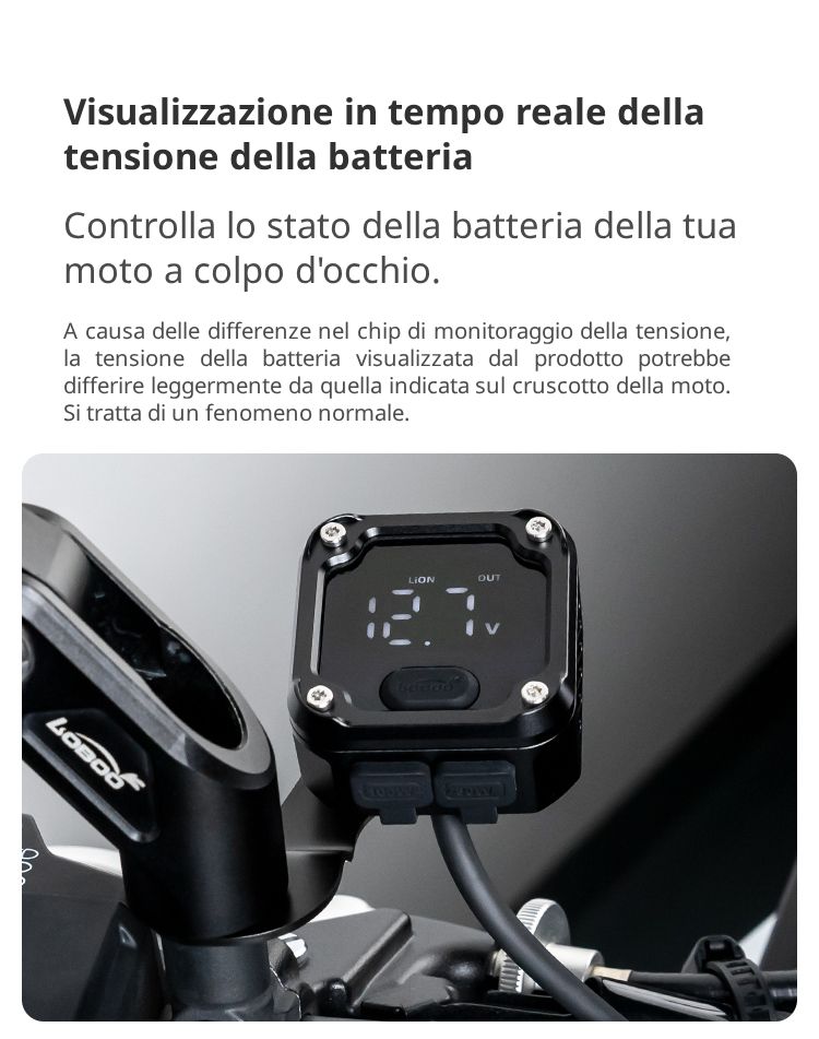 La tension de la batterie, d’un seul coup d’œil