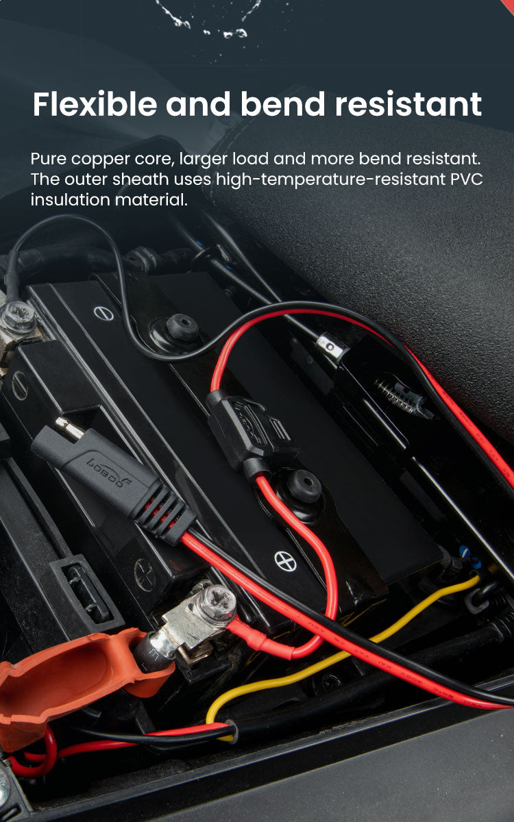 Cuivre pur 18 AWG, flexible et résistant aux plis