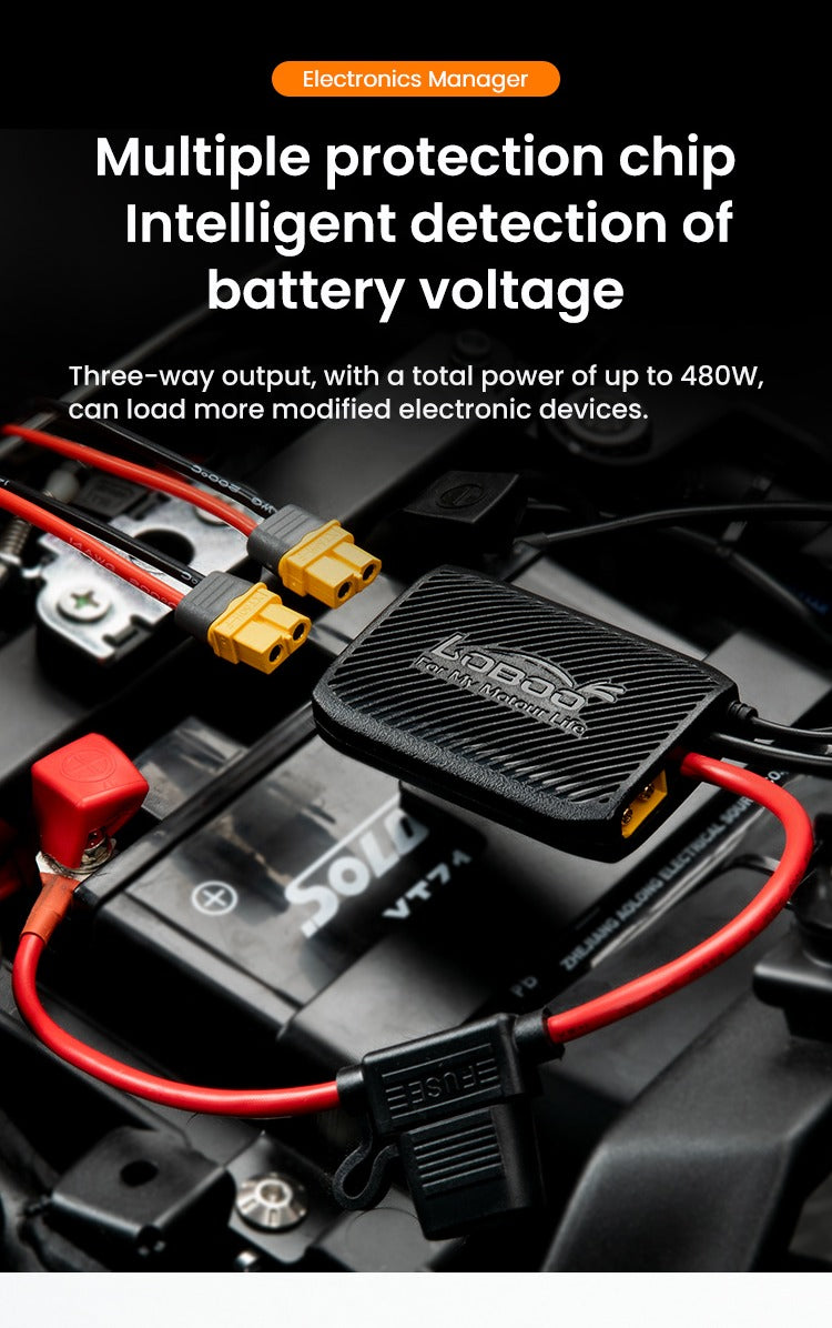 Une puce qui surveille la batterie